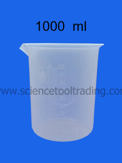 บีกเกอร์ พลาสติก 1,000 มล.