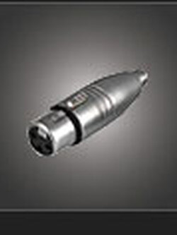 NTS YM-081 แจ๊ค XLR ตัวเมีย 3 ขา - แจ๊ค RCA ตัวเมีย