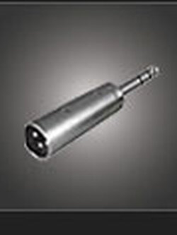 NTS YM-074 ปลั๊ก XLR ตัวผู้ 3 ขา - ปลั๊กโฟนสเตอริโอ 1/4" ตัวผู้