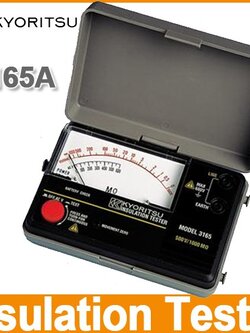 Kyoritsu Analog Insulation Tester 3165 - 500V / 1000M ohms