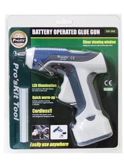 ปืนยิงกาว แบบใช้ถ่าน AA x 4 ก้อน สะดวก เหมาะกับงานนอกสถานที่