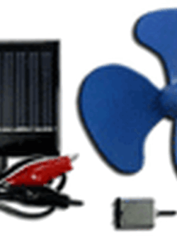 FUTUREKIT FK-1001 พัดลมขนาดเล็ก ใช้พลังงานโซลาร์เซลล์