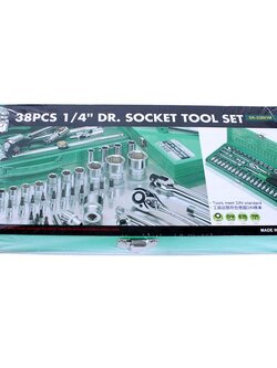 SK-23801M 38Pcs 1/4 Driver Socket Tool Set