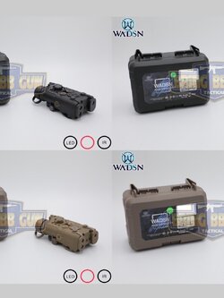 กล่อง L3 NGAL IR Illuminator ยี่ห้อ WADSN รุ่น Real Grade (รุ่น Top) รุ่นไฟฉาย และ เลเซอร์สีแดง/สีเขียว