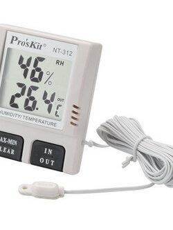 มิเตอร์วัดอุณหภูมิและความชื้นมีสายโพรบ PROS KIT NT-312