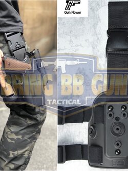 เพลทรัดต้นขา Gun & Flower (Gun & Flower Drop Leg Platform)