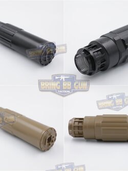 เก็บเสียง+ปลอกลดแสง ทรง CGS รุ่น SCI-SIX เก็บเสียงยาว 6.5 นิ้ว (SCI- SIX Suppressor)