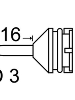 หัวดูดตะกั่วHAKKO SPPON 18-N ใช้กับที่ดูดตะกั่วHAKKO รุ่น 18,18G