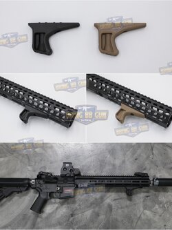 กริ๊ปมือหน้า BCM KAG (Angled Foregrip) (Kinesthetic Angled Grip) (ใช้ได้กับชุดหน้าระบบราง M-Lok เท่านั้น)