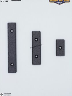 PPG Rail Panel for M-Lok/Keymod ยี่ห้อ MGPCQB (Rail Cover M-Lok/Keymod)