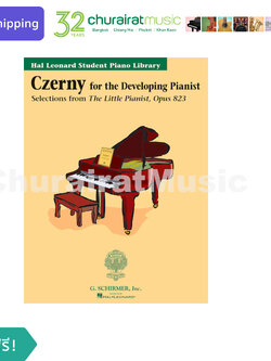 หนังสือเปียโน Hal Leonard Technique Classics Series : Czerny Op.823, Selections from the Little Pianist (Book & Audio)