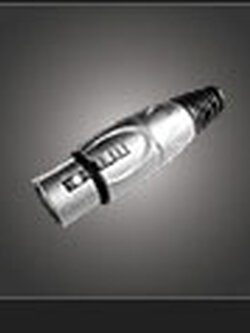 NTS YM-013A แจ๊ค XLR ตัวเมีย 3 ขา ท้ายเหล็ก สำหรับเข้าสาย