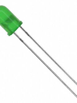 Led 5MM ธรรมดา 100 ตัว สีเขียว-แสง ออกเขียว เกรด AAA สีเสมอเท่ากันทุกหลอด