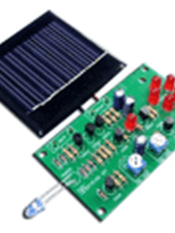 FUTUREKIT FA-1003 ไฟกระพริบเตือน ใช้โซลาร์เซลล์ LED 5 ดวง