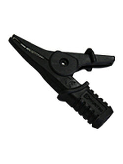 KYORITSU 7131B Safety crocodile clip [black]