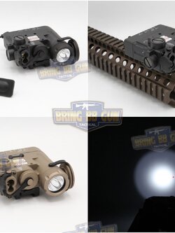 กล่อง DBAL-eMK2 (ไฟฉาย+เลเซอร์ชี้เป้าสีแดง+เลเซอร์ชี้เป้าIR) (กล่องแบตไฟฉาย+เลเซอร์สีแดง)