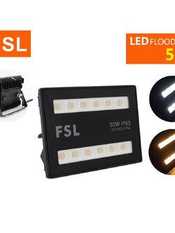 สปอร์ตไลท์ FSL-SPL-808A-50W แสงขาวและแสงวอร์มไวท์