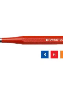 PB SWISS TOOLS PB 755 RB Coloured parallel pin punches, octagonal, powder-coated colour-coded according to size onebanmor