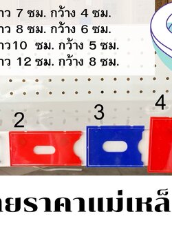 ป้ายราคาแม่เหล็ก (แรงสูง) ป้ายแม่เหล็กติดชั้นวางสินค้า ป้ายติดราคา ราคาถูก พร้อมส่ง