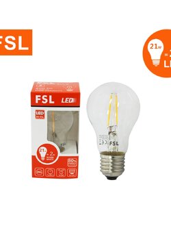 หลอดไส้เอดิสัน ขั้ว E27 FSL-A55-2W