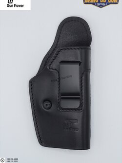 ซองปืนพกใน IWB ยี่ห้อ Gun&Flower รุ่นหนังแท้ (Gun&Flower Leather Holster) รุ่น L (Glock17 / PX4 Storm)