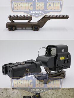 ขายกดอทสูง Hydra (Hydra Mount) (GBRS Group Hydra Mount Kit) Type B สำหรับเรทดอท : เรทดอททุกรุ่นที่เป็นขาจับราง Piactinny (ราง 20mm.)