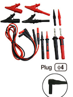 KYORITSU 7156B Safety test leads with fuse 1,220mm