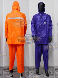 ชุดกันฝน ตราช้าง (Danko) 999 (เสื้อ+กาเกง) (Raincoat) (มีแถบสะท้อนแสงด้านหลัง) (เสื้อกันฝน) (เสื้อกันฝนรถจักรยานยนต์) (กันฝน) (หน้าฝน) (เดินป่า) (ขี่มอเตอร์ไซค์)