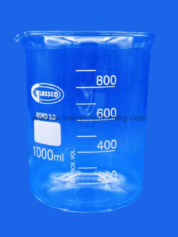 บีกเกอร์ 1,000 มล. Glassco