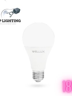 WELLUX Bulb Aluminum 18W เดย์ไลท์ วอร์มไวท์