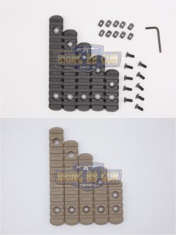 รางเสริมMGPCQB รุ่นพลาสติก (5ชิ้น)