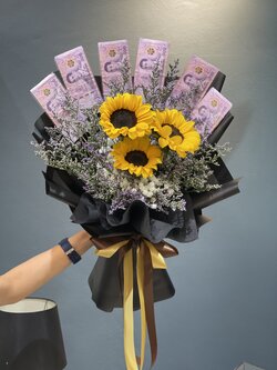 ช่อดอกทานตะวัน ช่อดอกไม้สด