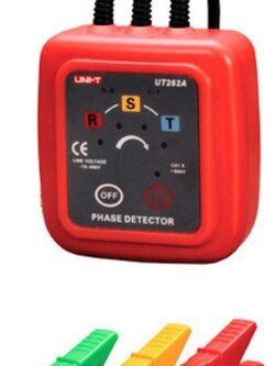 ใหม่ล่าสุด ปลอดภัยกว่า ใช้งานง่ายกว่า Non-contact phase detector UT262A เครื่องวัดลำดับเฟสแบบไม่สัมผัส