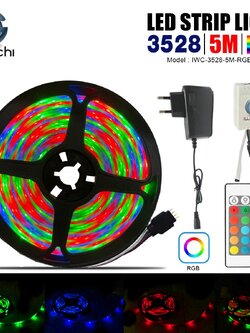 ชุดไฟเส้น5เมตร 3528 RGB