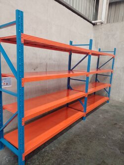 ชั้นวางสินค้า MicroRack DoubleRack (ชั้น2ล็อก สีทูโทน) 400x200x60cm.