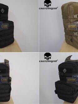 กระเป๋าติดเวส Modular Assault Pack w 3L Hydration (Modular Assault Pack w 3L Hydration Bag) ยี่ห้อ Emerson