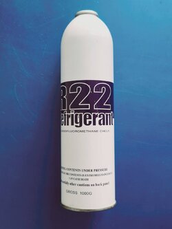 0000195 น้ำยาแอร์ ชนิด R22 1 กระป๋อง 1000g