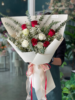 ช่อดอกไม้ ช่อดอกกุหลาบ