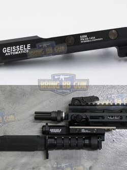 ขาเสริมสำหรับติดมีดปลายปืน ทรง Geissele (Super Stabby Bayonet Mount) (SSBM) (ใช้ได้กับชุดหน้าระบบราง Picatinny (ราง 20mm.) เท่านั้น)