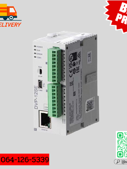 Delta PLC DVP12SE11R 8I/4O ,Ethernet 24V (Relay)