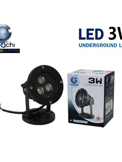 โคมไฟสนาม IWC-USER-GROUD-3W มีแสงขาวและวอร์มไวท์