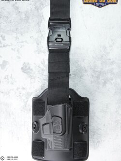 ซองปืนพกนอกปลดนิ้วชี้ Sig Sauer P365 + เพลทรัดต้นขา ยี่ห้อ Cytac (R-Defender G3 Series P365 Holster with Drop Leg Platform)