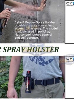 ซองสเปรย์พริกไทย ยี่ห้อ Cytac (Pepper Spray Holster)