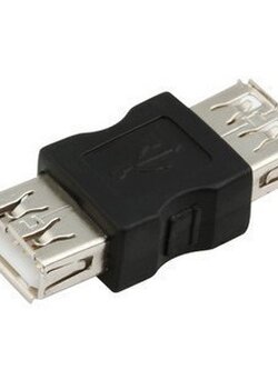 Jack USB Female - USB Female ต่อกลาง