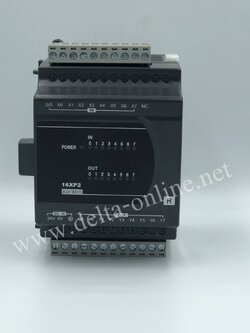 Delta PLC DVP16XP211T Extension 8I/8O (Transistor)