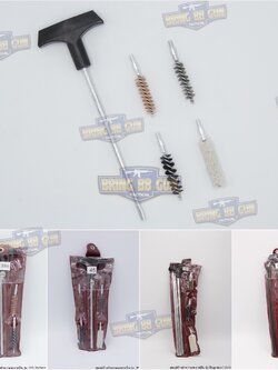 แส้ล้างปืน (แส้ล้างลำกล้องปืน) (แปรงขัดลำกล้อง) (ชุดแส้ทำความสะอาด) (เครื่องมือทำความสะอาดปืน)