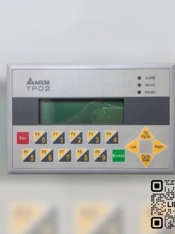 Delta Text Panel Model:TP02G-AS1, RS-232 /RS-485