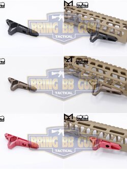 กริ๊ปมือหน้า (Angled Foregrip) ยี่ห้อ Ascend Armory (ใช้ได้กับชุดหน้าระบบราง M-Lok และ Keymod)