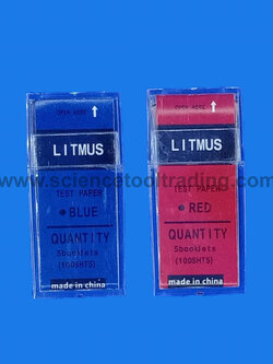 กระดาษลิตมัส แดง (100แผ่น)