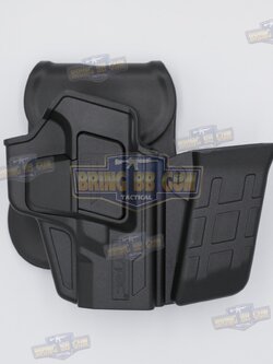 ซองปืนพกนอกปลดนิ้วชี้ + ซองแม็กกาซีน ยี่ห้อ Cytac รุ่น Glock19/Glock19X